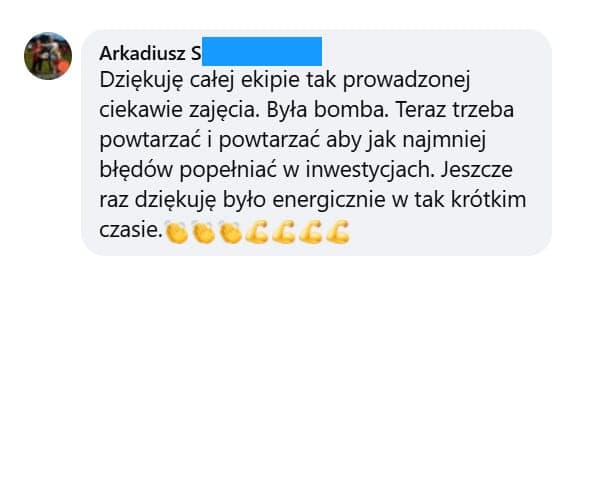 Opinia uczestnika spotkania
